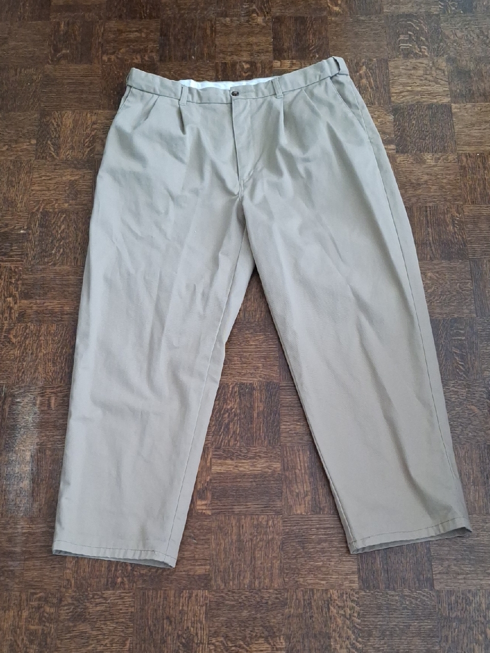 Light Pleat Front Khakis